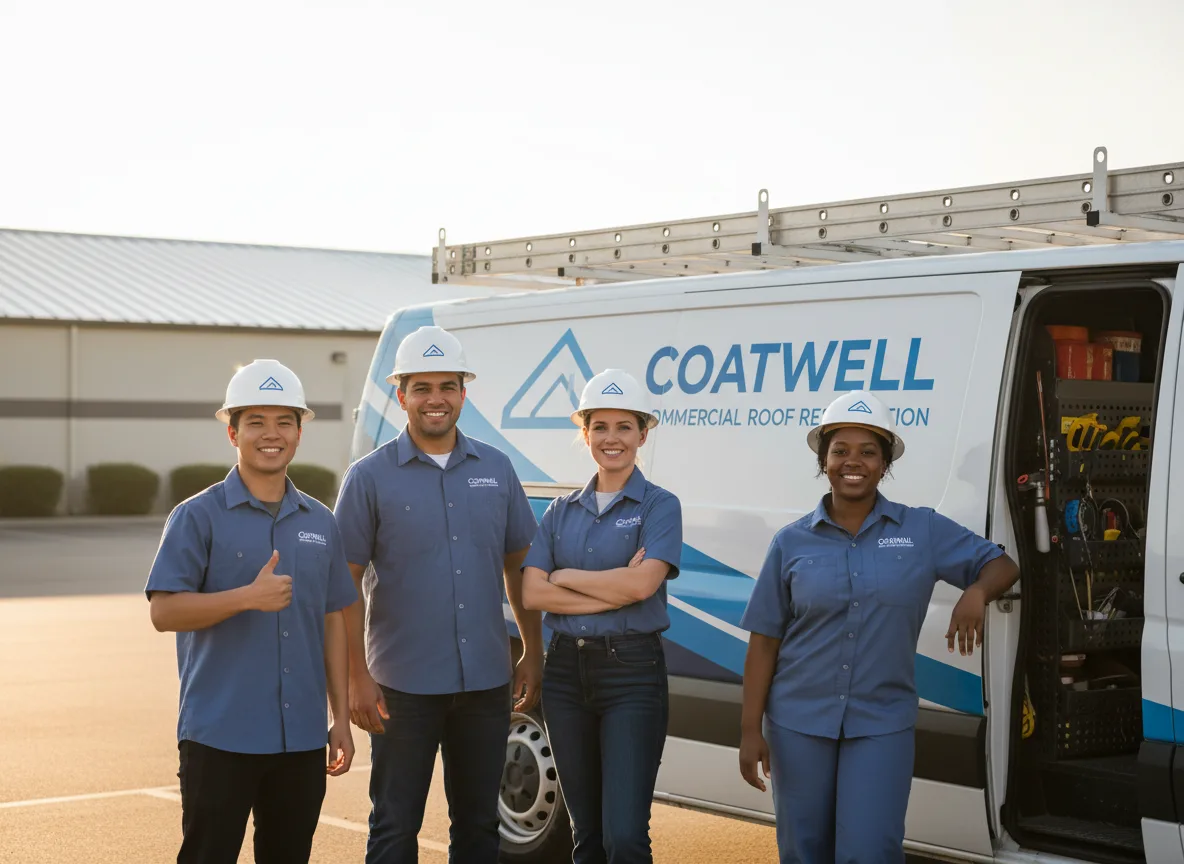 Commercial roof coating company in Guys, TN